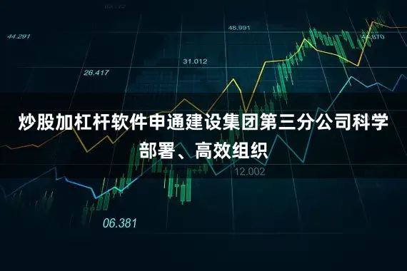 炒股加杠杆软件申通建设集团第三分公司科学部署、高效组织